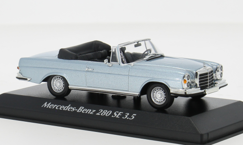 Mercedes 280 SE 3.5 (W1 blau Maxichamps 1:43
