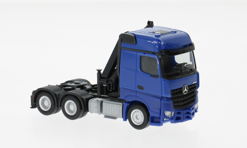 Herpa Mercedes Actros Gigaspace, blue, 1:87 | Model Car World