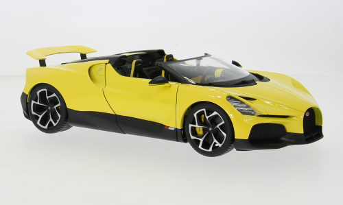 Bugatti W16 Mistral Ca gelb Bburago 1:18