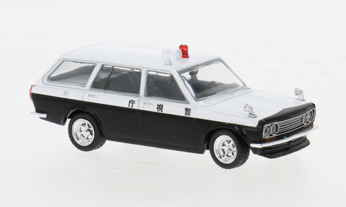 Datsun Bluebird 510 Polizei J Tarmac Works 1:64