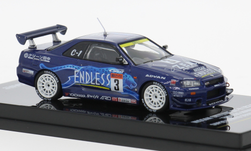 ターマックワークス Nissan スカイライン GT-R R32 ADVAN① 1/64 Tarmac Works Nissan Skyline GT-R R32 Widebody Advan