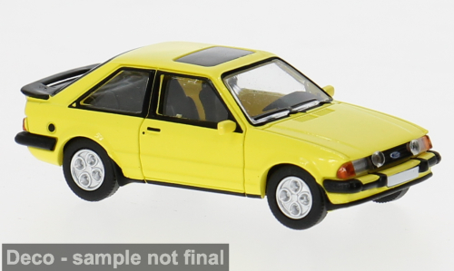 Ford Escort MK III  gelb PCX87 1:87