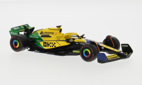 Bburago McLaren MCL38, No.81, McLaren F1 Team, formule 1, GP Monaco 2024, 1:43