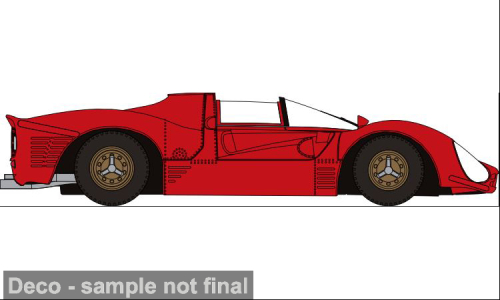 Ferrari 330 P3 Spyder rot Brekina 1:87