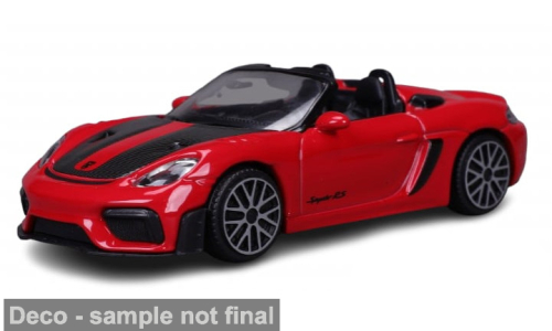 Porsche 718 Spyder RS rot Bburago 1:43