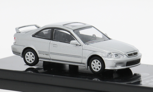 Honda Civic EM1, silber, 1999, 1:64, Para64 | Model Car World