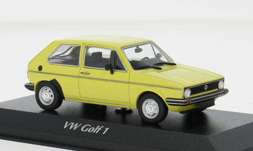 VW Golf I gelb Maxichamps 1:43