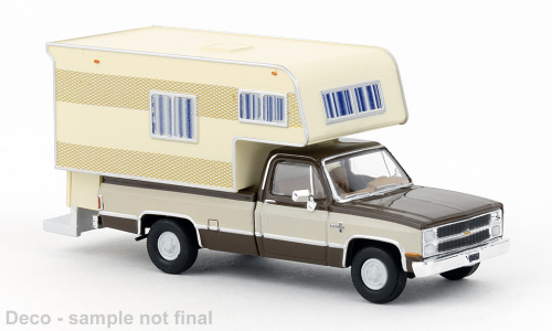 Chevrolet C 20 Camper braun Brekina 1:87