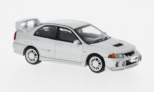 Mitsubishi Lancer RS Evol silber Pop Race 1:64