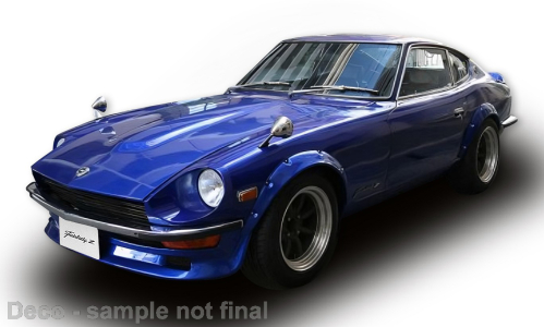 Datsun Fairlady Z (S3 dunkelbla Sun Star 1:18